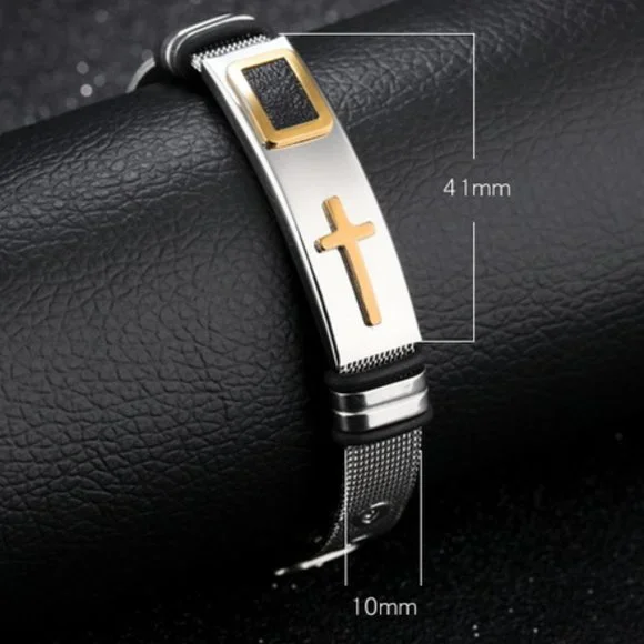 men cross bracelet - Picture 3 of 3